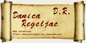Danica Regeljac vizit kartica